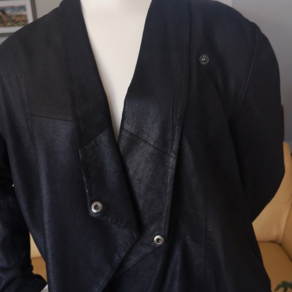 Designers Remix Collection by Charlotte  Eskildsen dressy leather jacket - Picture 3 of 14